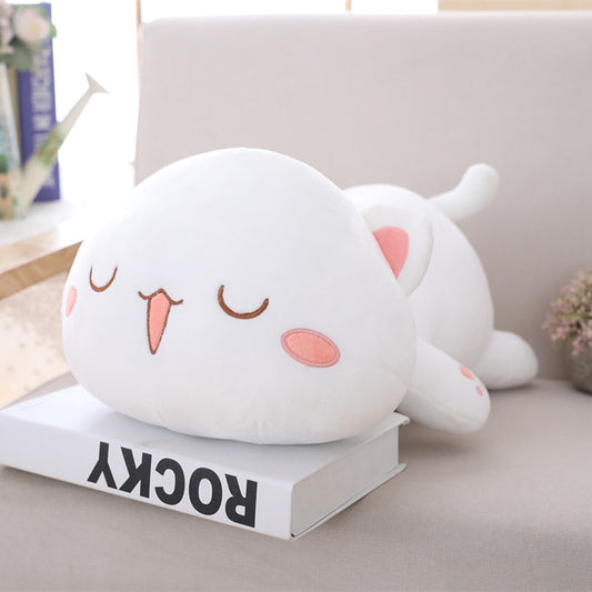 uwu kitty cat plush pillow